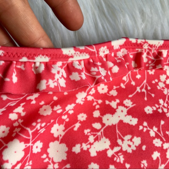 NWT J Crew bikini bottom pink white ruffle S - Picture 5 of 7